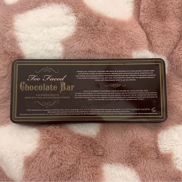 Too Faced Chocolate Bar Eye Shadow Palette (USED ONCE FOR SWATCHES) - Picture 3 of 4